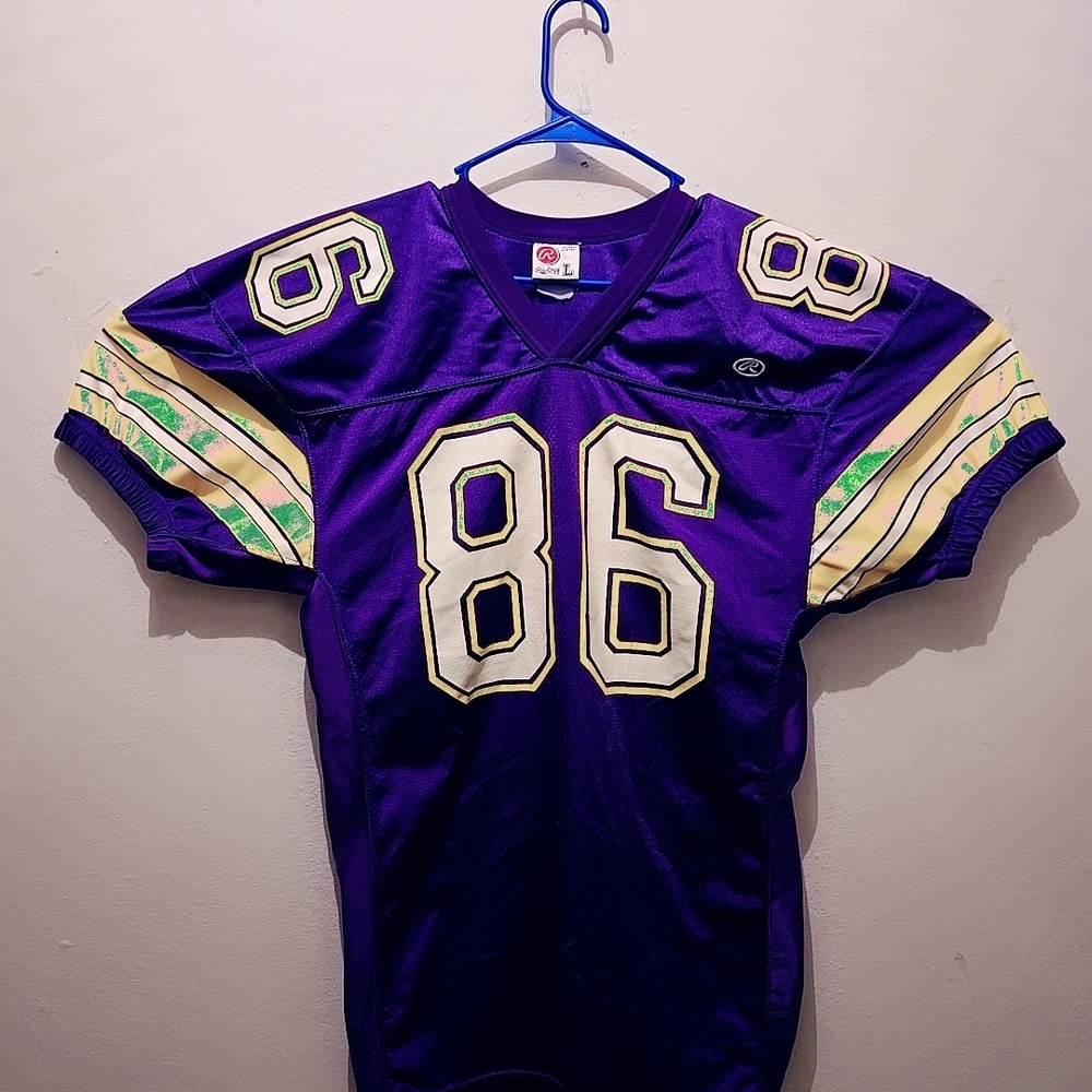 Rawlings Purple Sports Jersey